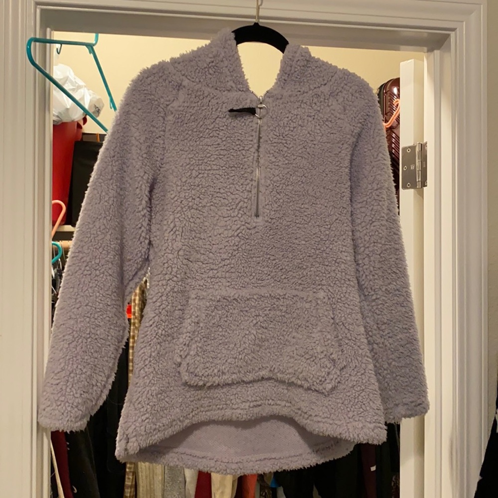 Lavender Colored Fuzzy Sweater
